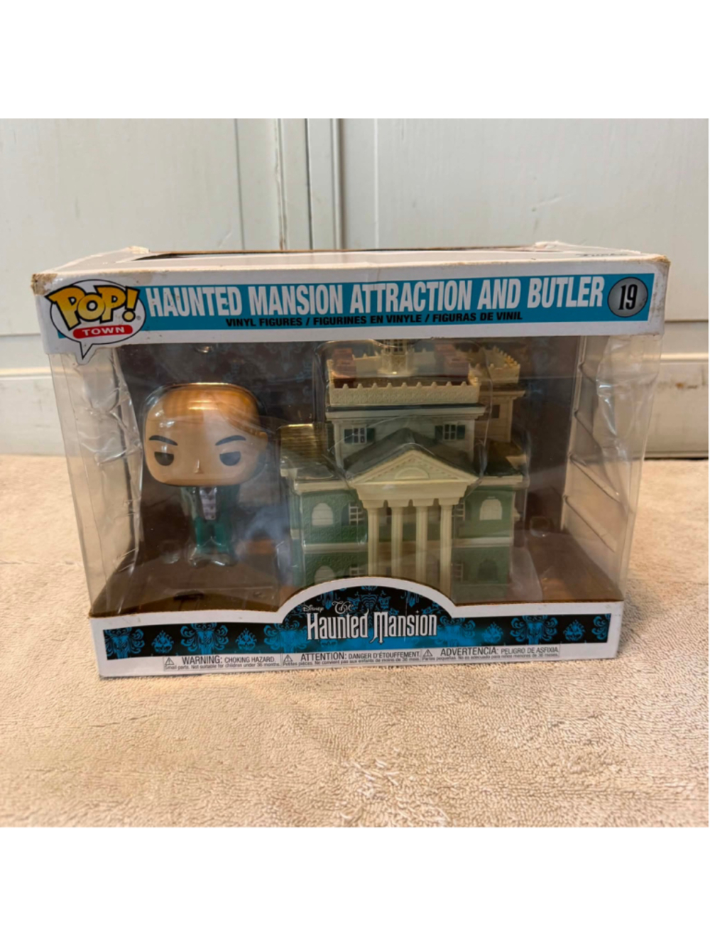 Funko Pop! Town Disney Haunted Mansion Attraction and Butler #19 Figure Set